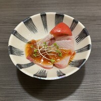 しゃぶしゃぶ 吟半 お台場店 - ブリのカルパッチョ