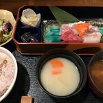 藏 みそら屋 - 刺身定食 1200円