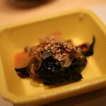 赤坂 鮨 天ぷら 祇園いわい - クラゲの酢味噌和え