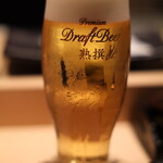 赤坂 鮨 天ぷら 祇園いわい - 生ビール