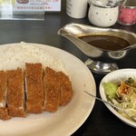 カレーショップ ラホール - 国産ロースとんかつカレー　インド風辛口
