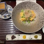 やきとり八百万 - 揚げ出し豆腐