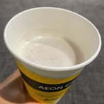 イオンシネマ - ドリンク写真:アップグレードシートのドリンクは、ビールも選べるﾍ(ё_ё)ﾉ ﾜｰｲ