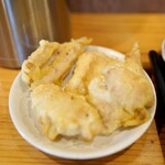 村山 満月うどん - かしわ天