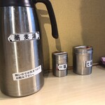 そばの神田東一屋 - コンディメンツ。