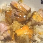 馳走 啐啄一十  - 黒薩摩地鶏と牛蒡の炊き込みご飯