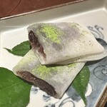 馳走 啐啄一十  - 求肥と小豆