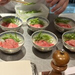 馳走 啐啄一十  - 沼本カットの高森和牛のしゃぶしゃぶ