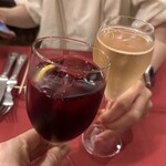 びいどろ - 食べログで予約したらワンドリンクサービスなのです。