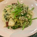 天満天神飯店 - シラスの焼きそば、美味しかった〜