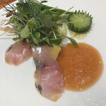 luogo - 鯵　ガスパチョ　マンゴー