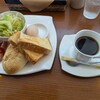 cafe de un - Bモーニング （焼カレーパン）