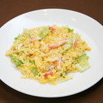 Crab and lettuce fried rice