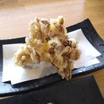 紅梅屋 河口湖大石公園店 - まいたけ天270円