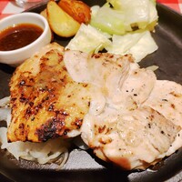 ビストロガブリ 大門店 - 山椒バターチキンステーキ(鶏むね)(バターなし)