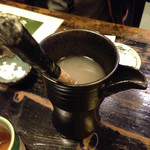 醍醐 - 蕎麦湯…これ、凄く美味しかったです！