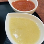 こひる庵 - 桃みつ　完熟度合いが絶頂のような気がする♡