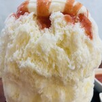 こひる庵 - スモ桃ヨーグルト　今日で食べ納めかな