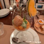 サッポリーニ - メロンとアイスのパルフェ