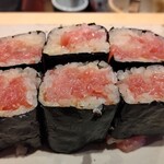 すしやのたい悟 - エシャトロ巻きの出来上がり