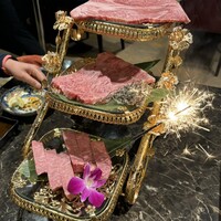 焼肉たまき 京橋店 - プリンセス極上盛り合わせ(リブロース・サーロイン・ヘレ)(16,000円)