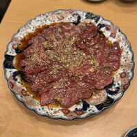 神戸焼肉 金虎 - 上ハラミ（タレ）・神戸牛カルビ （タレ）・神戸牛ロース （タレ）