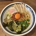 油そば・まぜそば ロマン - 料理写真:全部のせまぜそば/1,200円♪