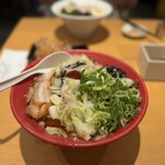 博多一風堂 - 野菜赤丸 ネギ、野菜タンメントッピング