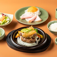 ハンバーグステーキ　満腹ダブルハンバーグ