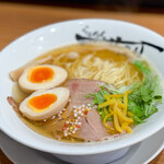 らぁめん せんり - 料理写真:ゆず香るにぼしおらぁ麺 + 味玉☆