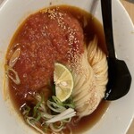 手打ちうどん 温羅 - 自家製トマトソースぶっかけうどん　1000円