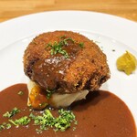 洋食 おがた - メイン　ミンチカツ