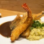 洋食 おがた - 魚フライ　海老