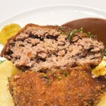 洋食 おがた - メイン　ミンチカツ