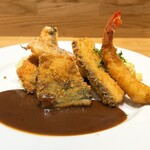 洋食 おがた - メイン　魚フライ