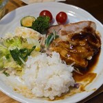 キッチン ブルー グローブ - みたびワンプレート