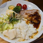 キッチン ブルー グローブ - 最後のワンプレート