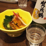 新宿 うなぎ菊川 - うざく＆加茂鶴