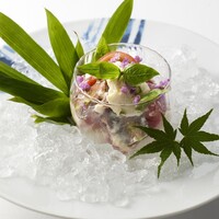 フルーツトマトと豆腐チーズのカプレーゼ