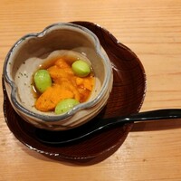 鮨 さかい - 北海道 馬糞ウニ 熊本 銀杏 