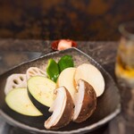 焼肉たまき - 焼き野菜盛り合わせ　¥980