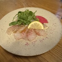KINKA sushi bar izakaya 渋谷 - 真鯛刺身