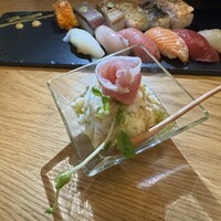 KINKA sushi bar izakaya 渋谷 - 生ハムとポテトサラダ