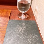 epais - こちらのポルチーニ茸塩で頂きます