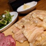 カウンター焼肉かるび - ネギ塩てっちゃん