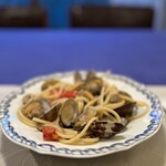 TORPEDO RESTAURANT & CAFE - 同左 Spaghettoni alle vongole in rosso 軟水だと茹で方が難しい