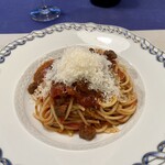 TORPEDO RESTAURANT & CAFE - 私が日本で作った Spaghetti , ragù  di carne di Matsuzaka