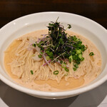 NIBOSHI MANIA - 冷やし鯛三種鮮魚煮干蕎麦