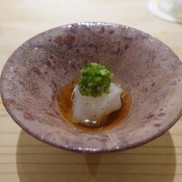 鮨 なんば 日比谷 - いか素麺、おくら