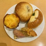 ブーランジェリ･エ･カフェ　オブジェ - 2巡目♡ルネッサンス♡エクレアクリーム♡たまごサラダパン♡ホワイトソーセージ♡